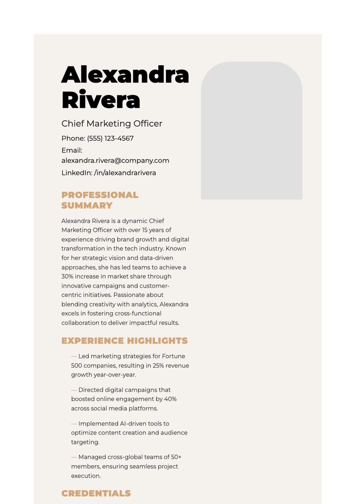 Professional financial advisor bio with headshot and contact details_variant_1